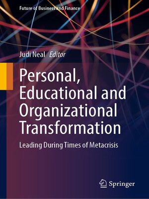 cover image of Personal, Educational and Organizational Transformation